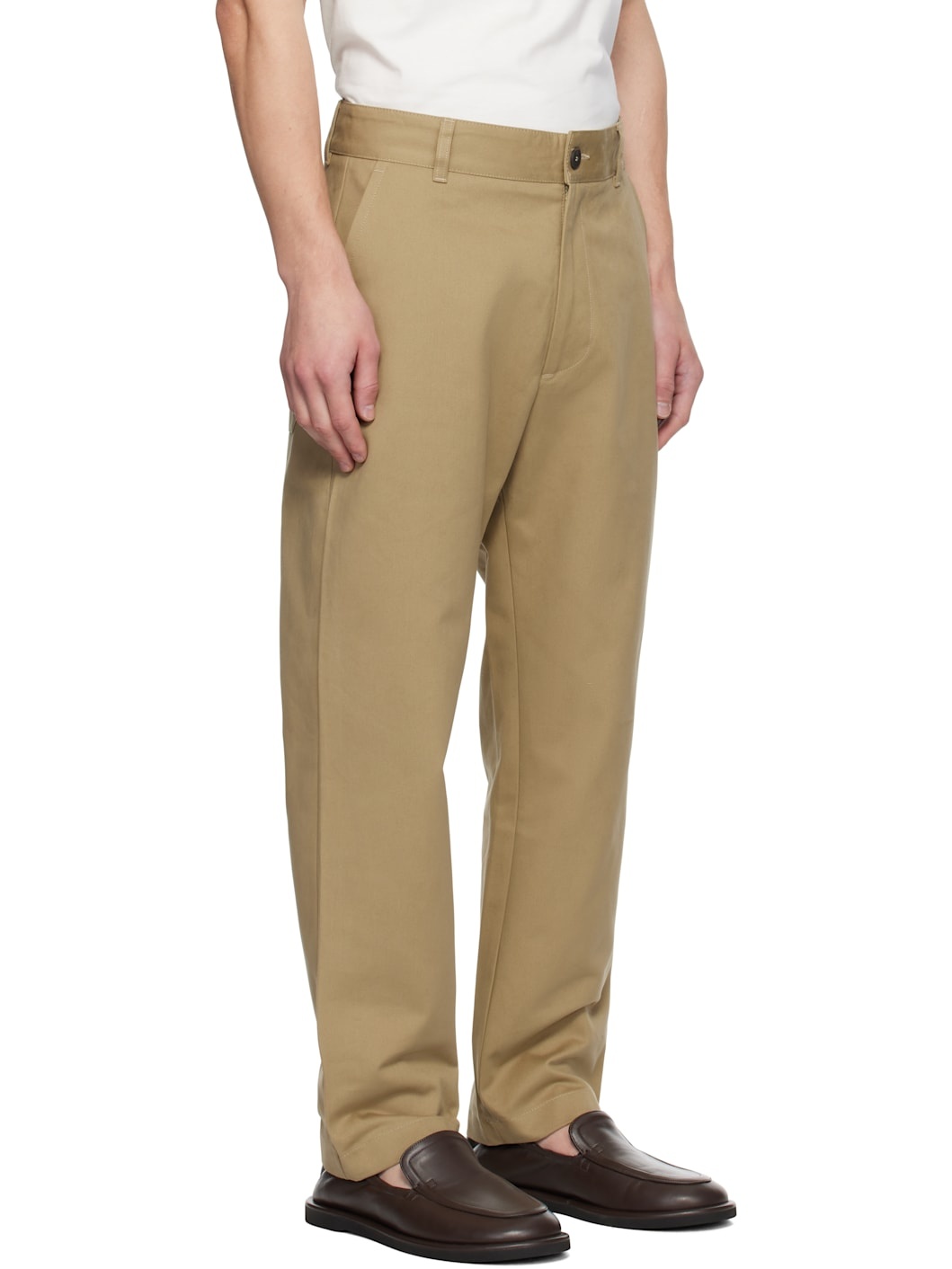 Beige Bill Trousers - 2