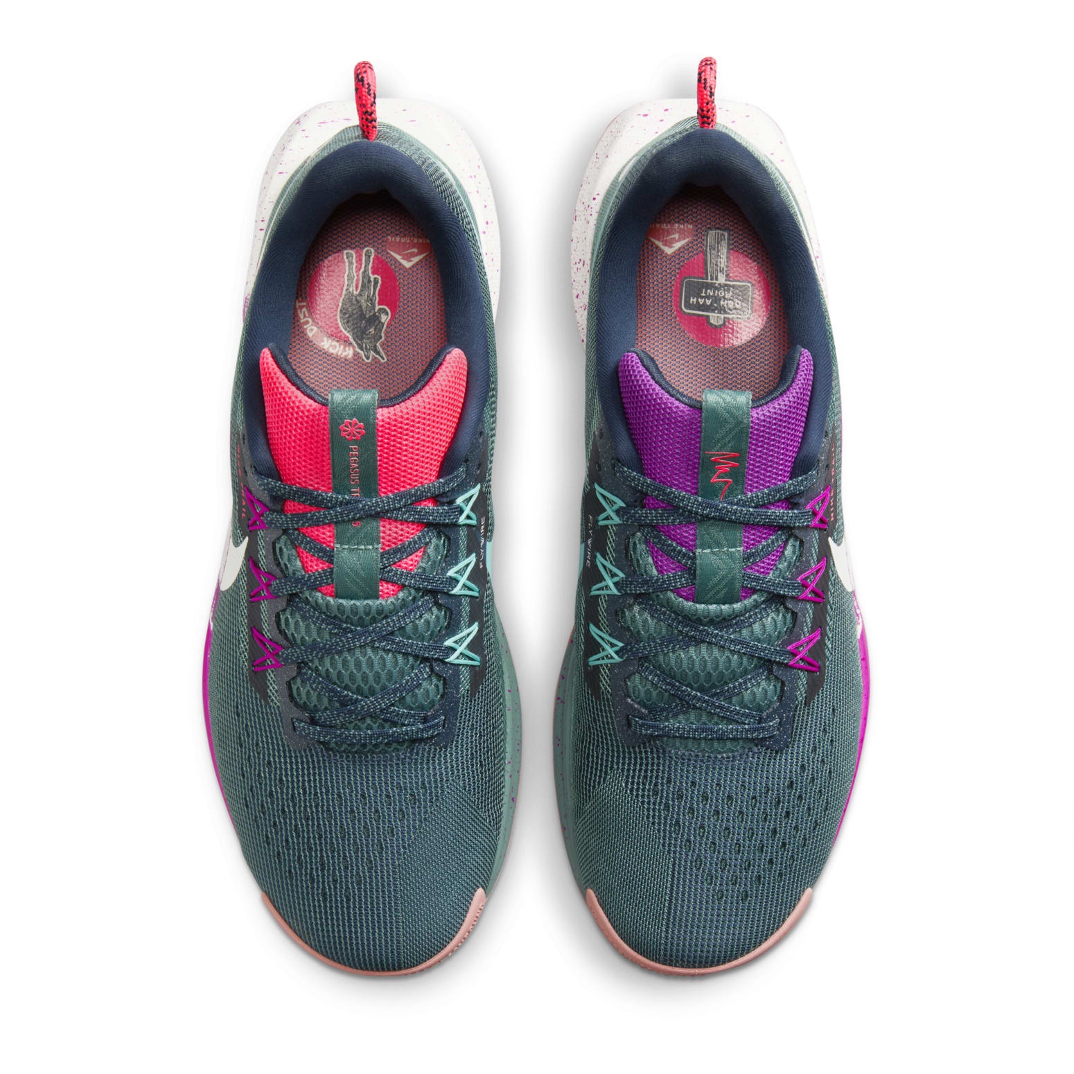 Nike React Pegasus Trail 5 'Armory Navy Vivid Grape Green Frost Phantom' DV3864-401 - 4