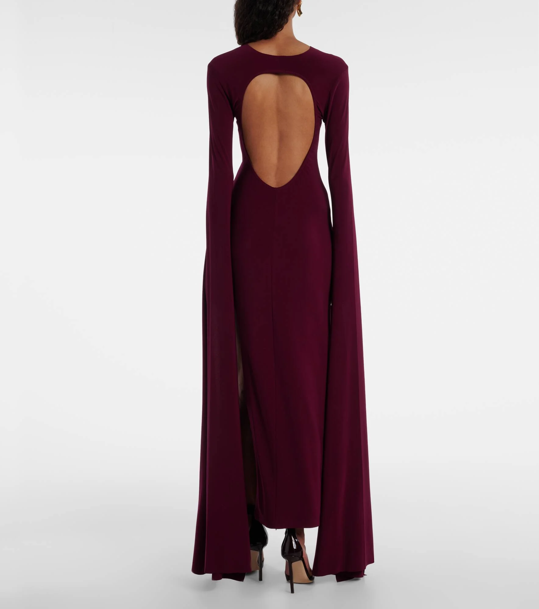 NORMA KAMALI Side-slit gown - P01112385 | REVERSIBLE NORMA KAMALI Side-slit gown - P01112385 | REVERSIBLE