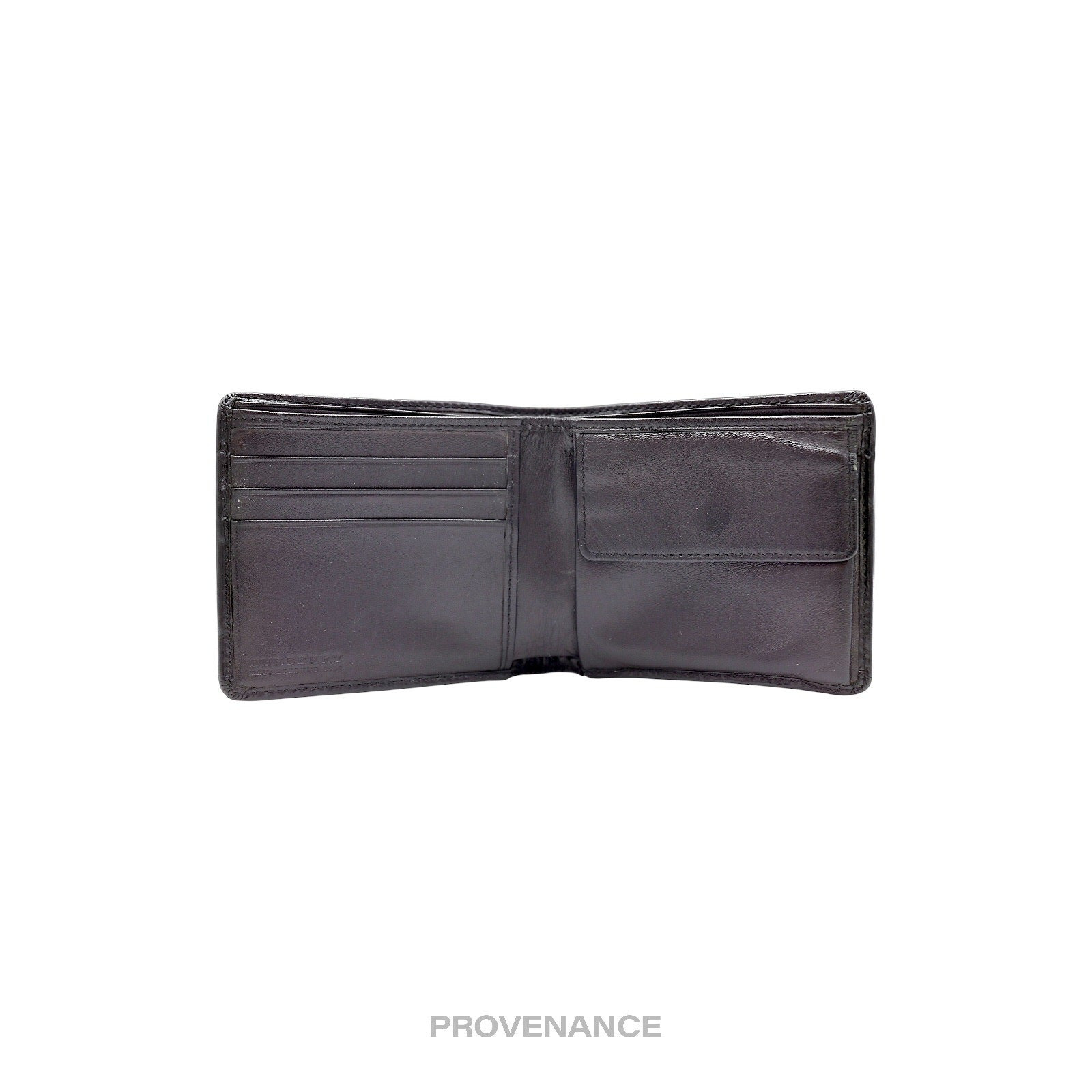 Burberry Bifold Wallet -  London Check Black Charcoal - 6