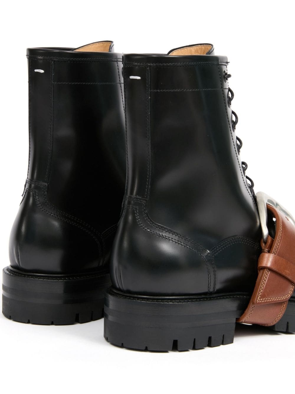 Tabi split-toe leather boots - 4