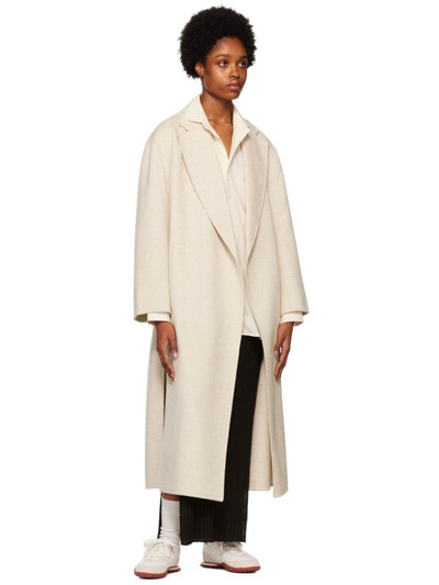 BY MALENE BIRGER Off-White Ayvian Double-Breasted Coat outlook