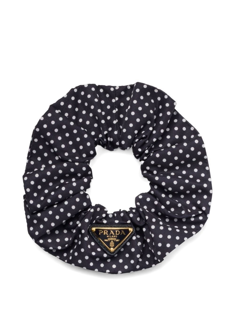 polka dot hair scrunchie - 1