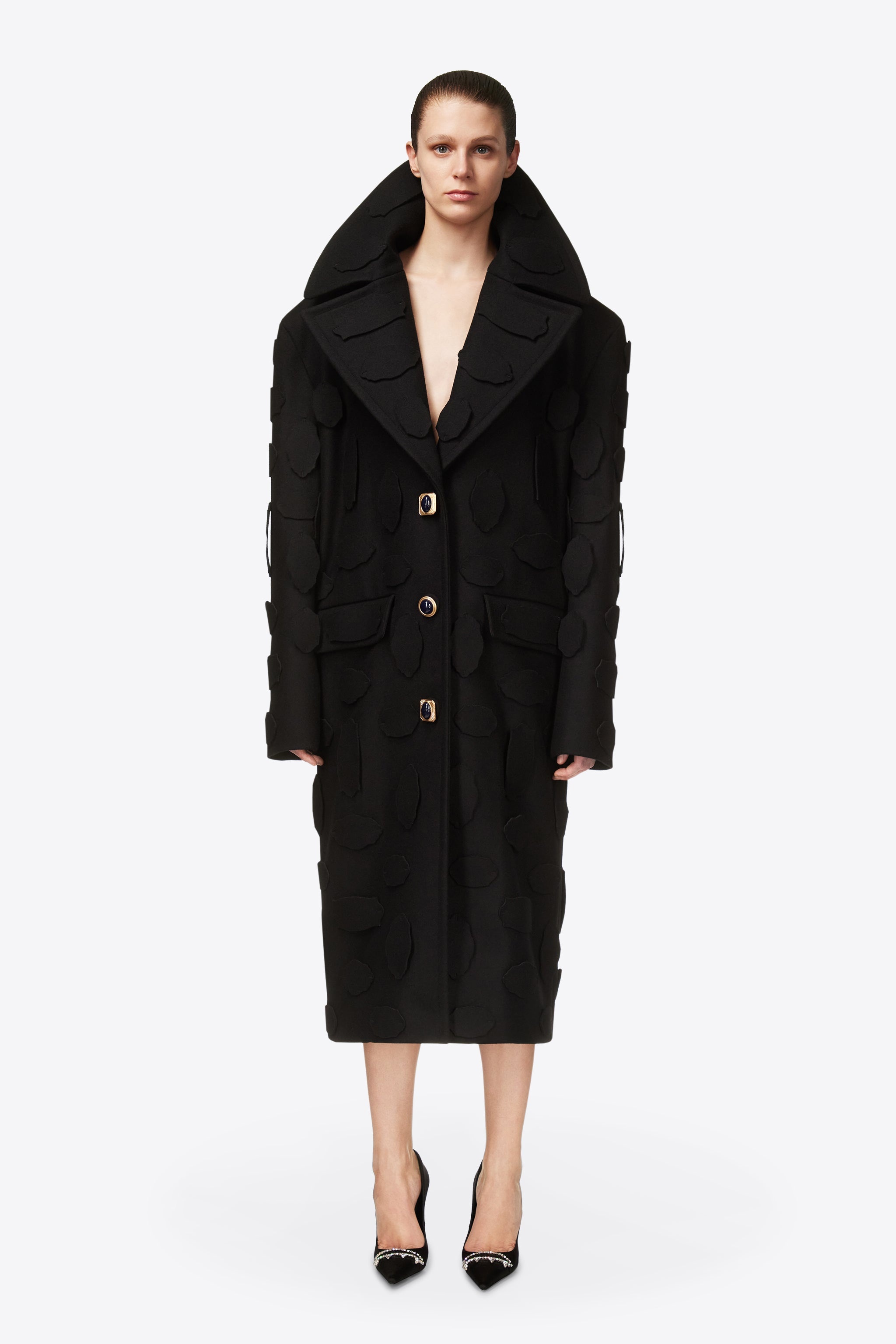 NAME PLATE PEACOAT - 3