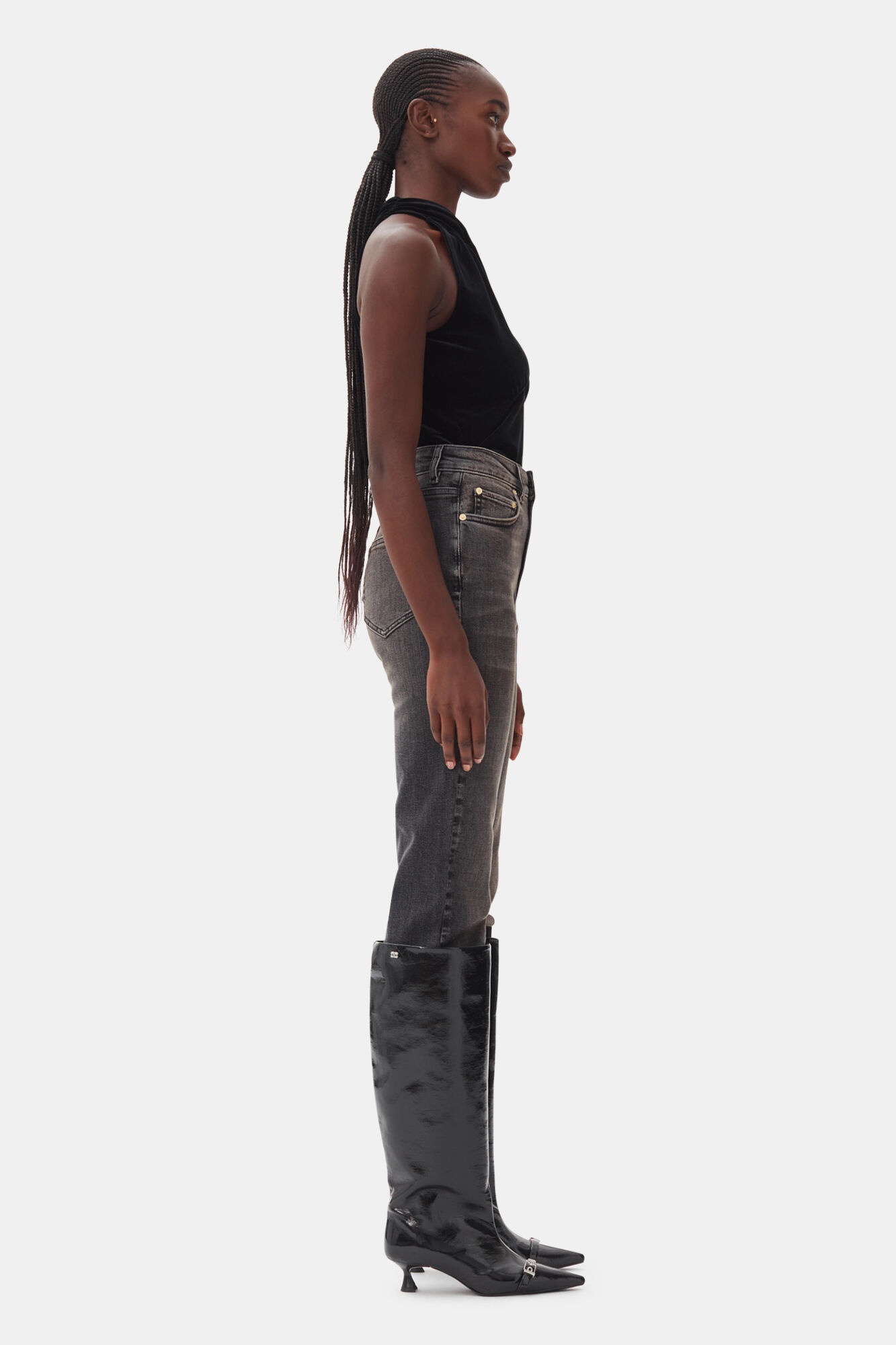 BLACK VELVET TOP - 4