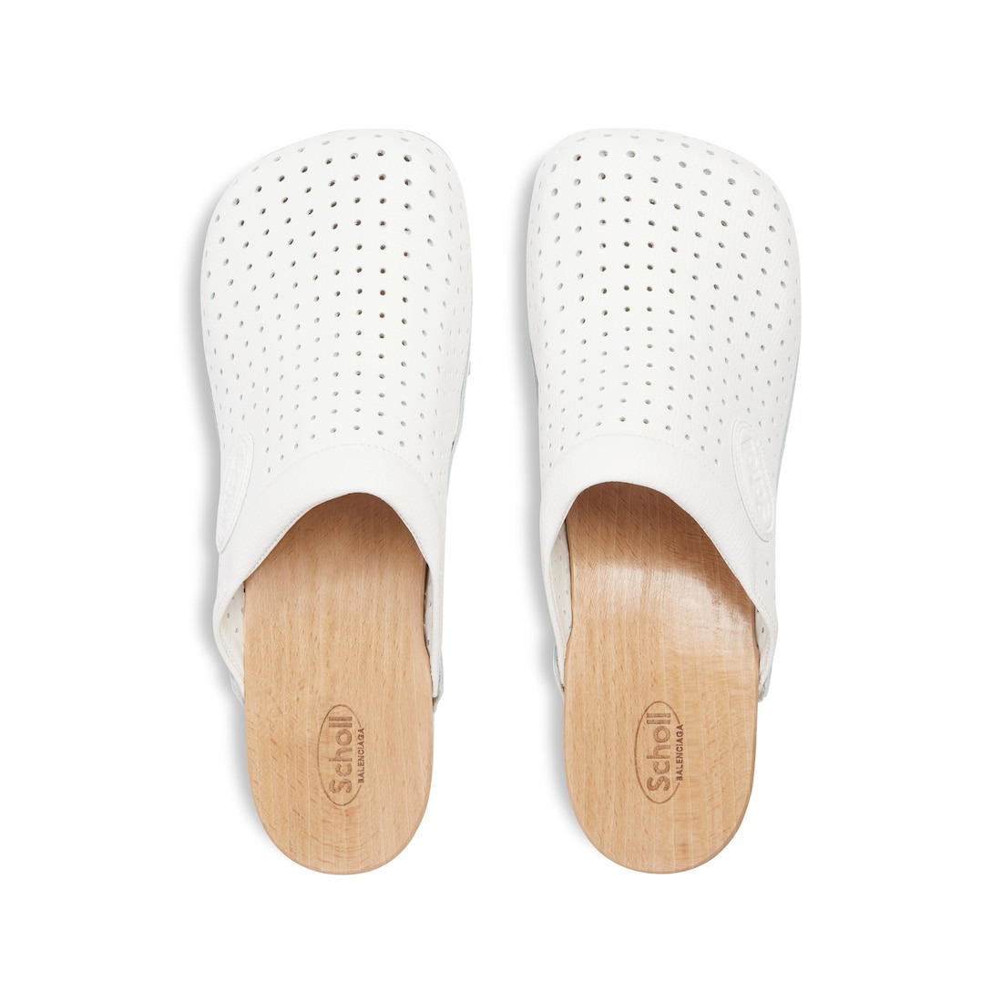 Women's Balenciaga I Scholl Clog Mule in White - 6