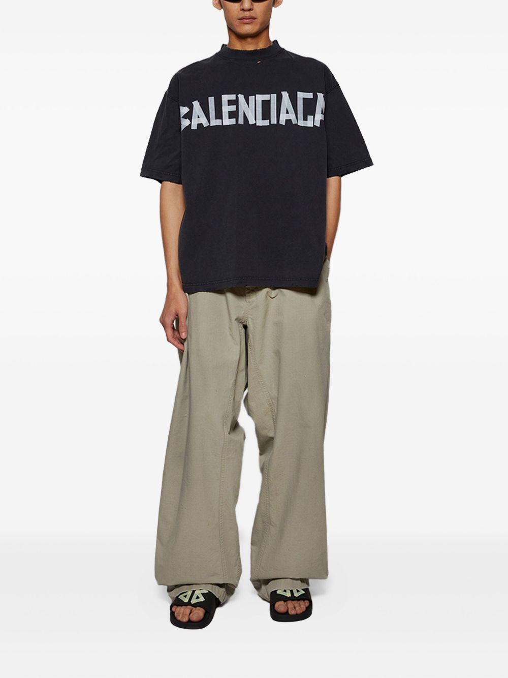 drop-crotch trousers - 2