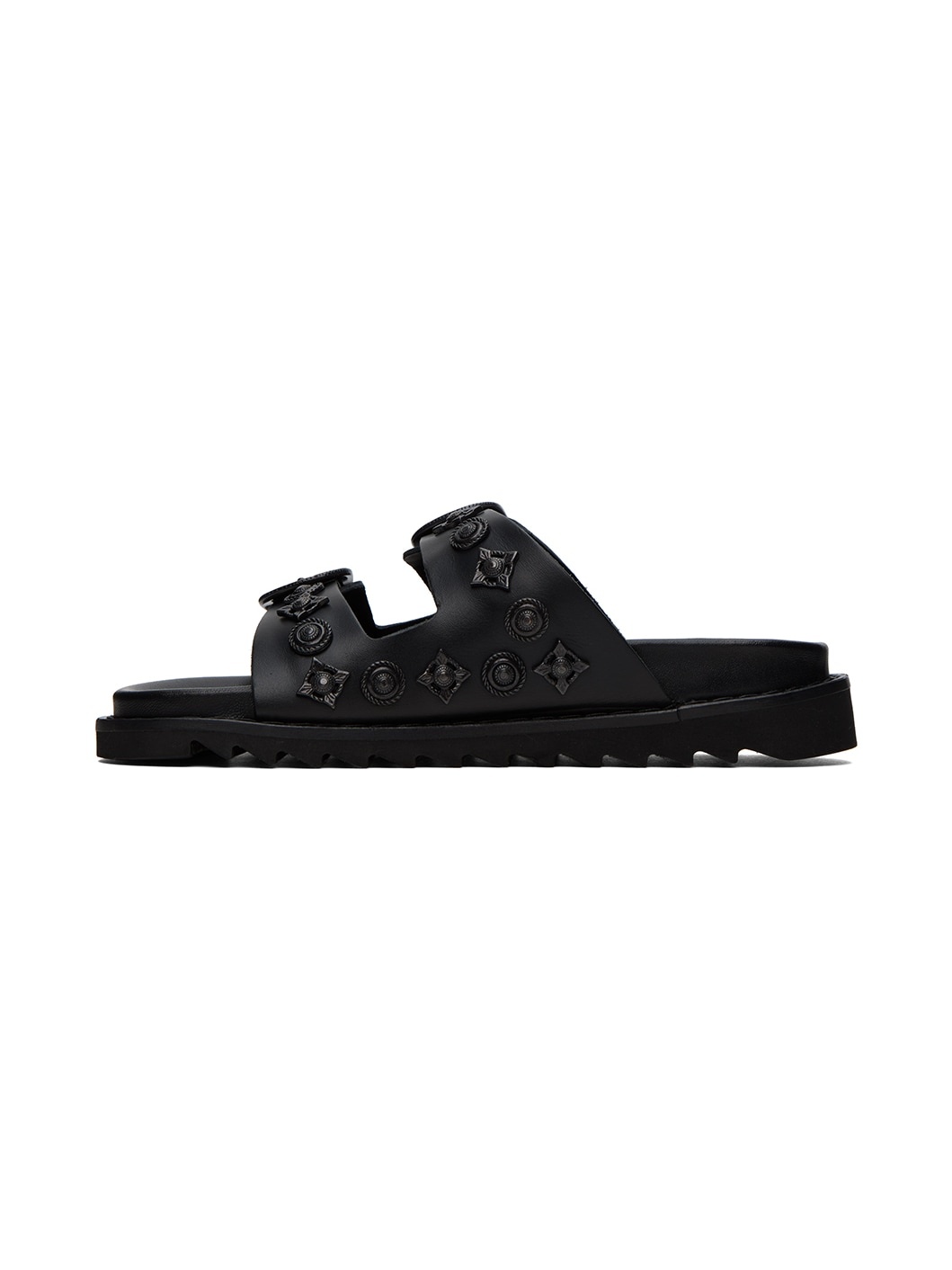 SSENSE Exclusive Black Buckle Sandals - 3