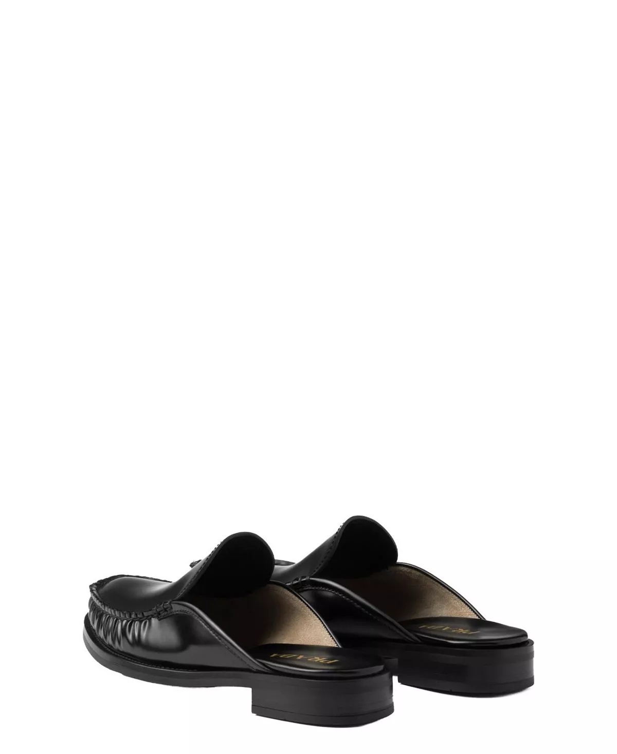 Women's Brushed Leather Mules - 4