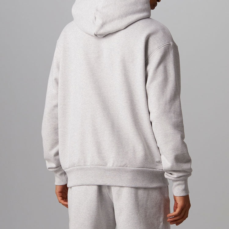 adidas x Pharrell Humanrace Logo Hoodie 'Grey Heather' HG1809 - 5