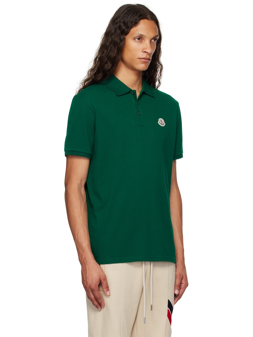 Green Logo Patch Polo - 2