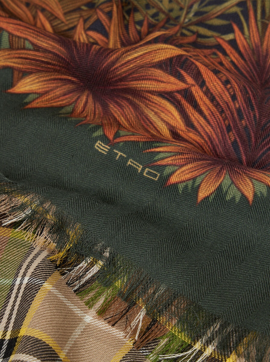 WOOL AND CASHMERE SCARF - 4