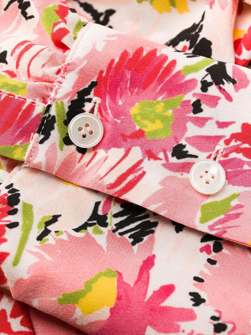 floral-print asymmetric dress 7