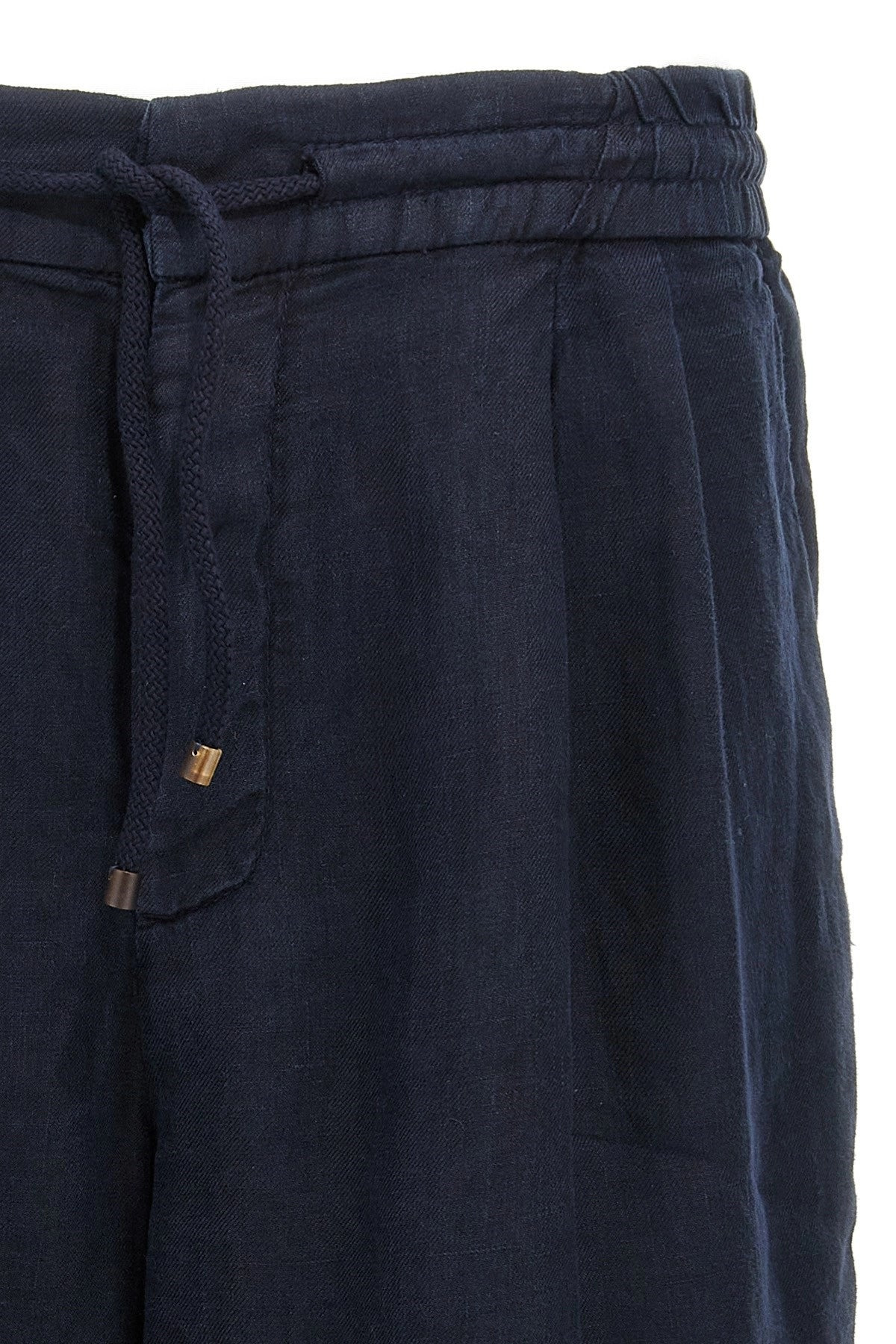 Brunello Cucinelli Men Linen Bermuda Shorts - 3