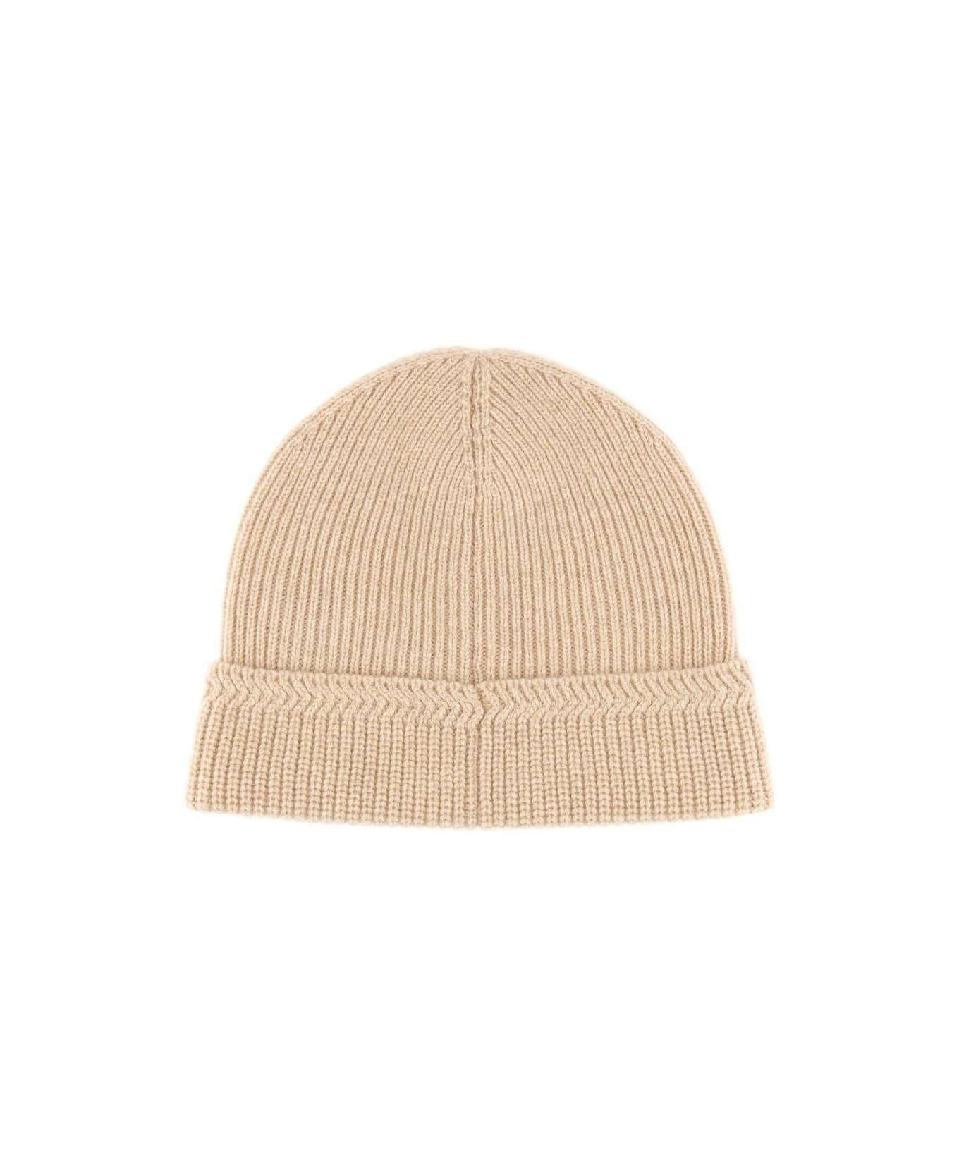 Tf Patch Ribbed Beanie - 2