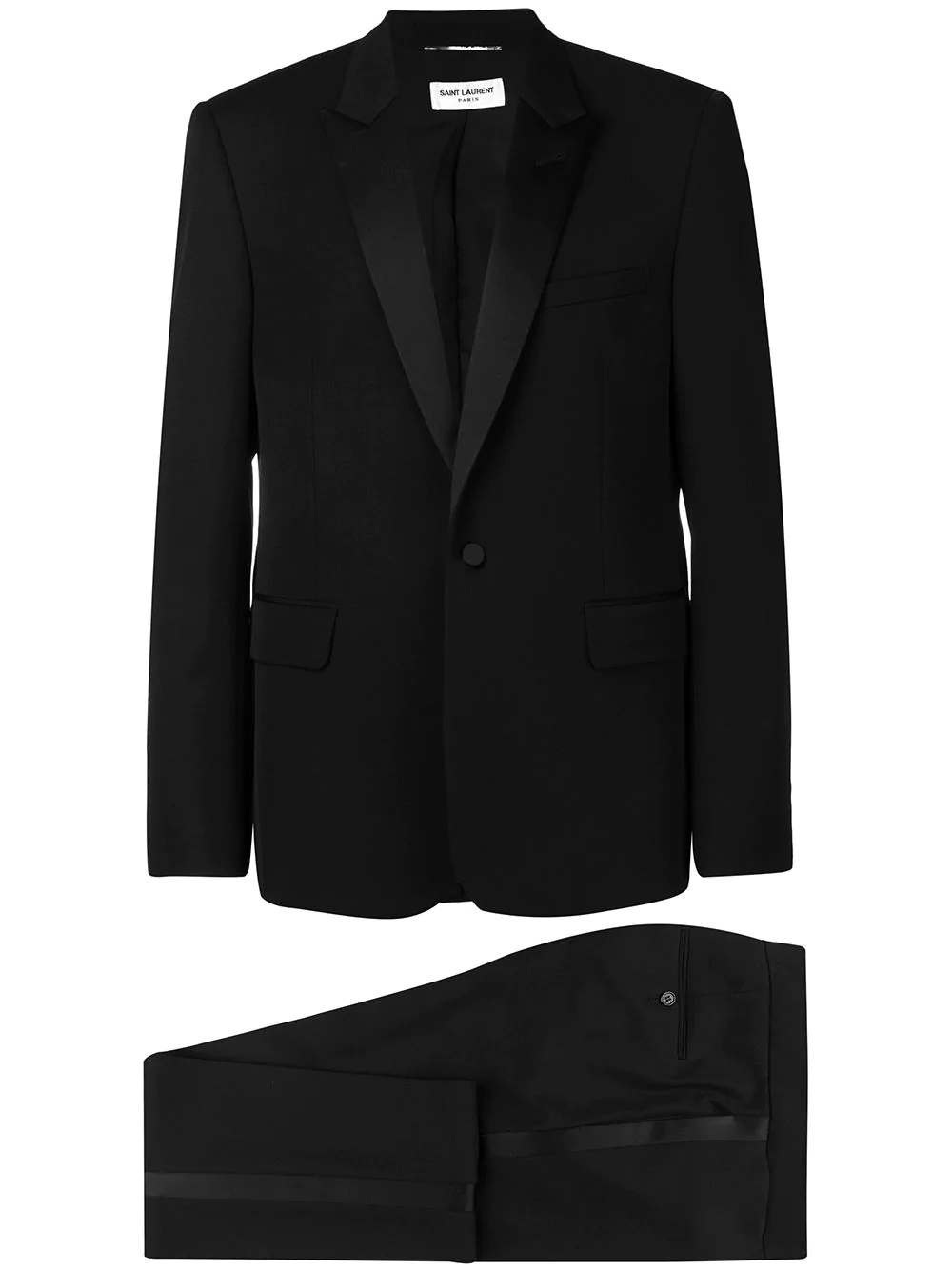 peak lapels tuxedo - 1