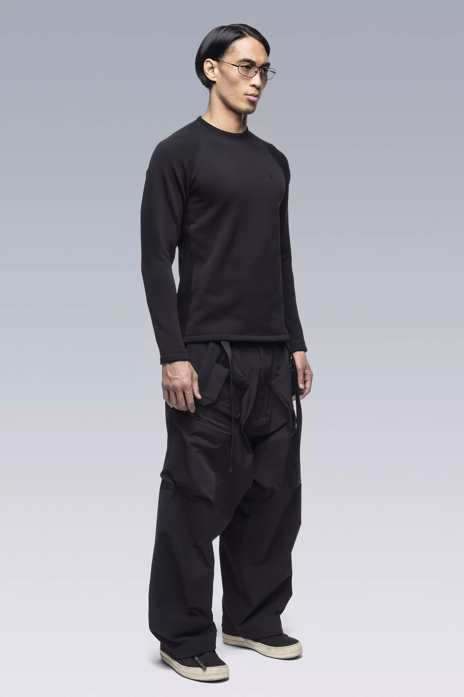 S27-PS Powerstretch® Longsleeve Shirt Black - 2
