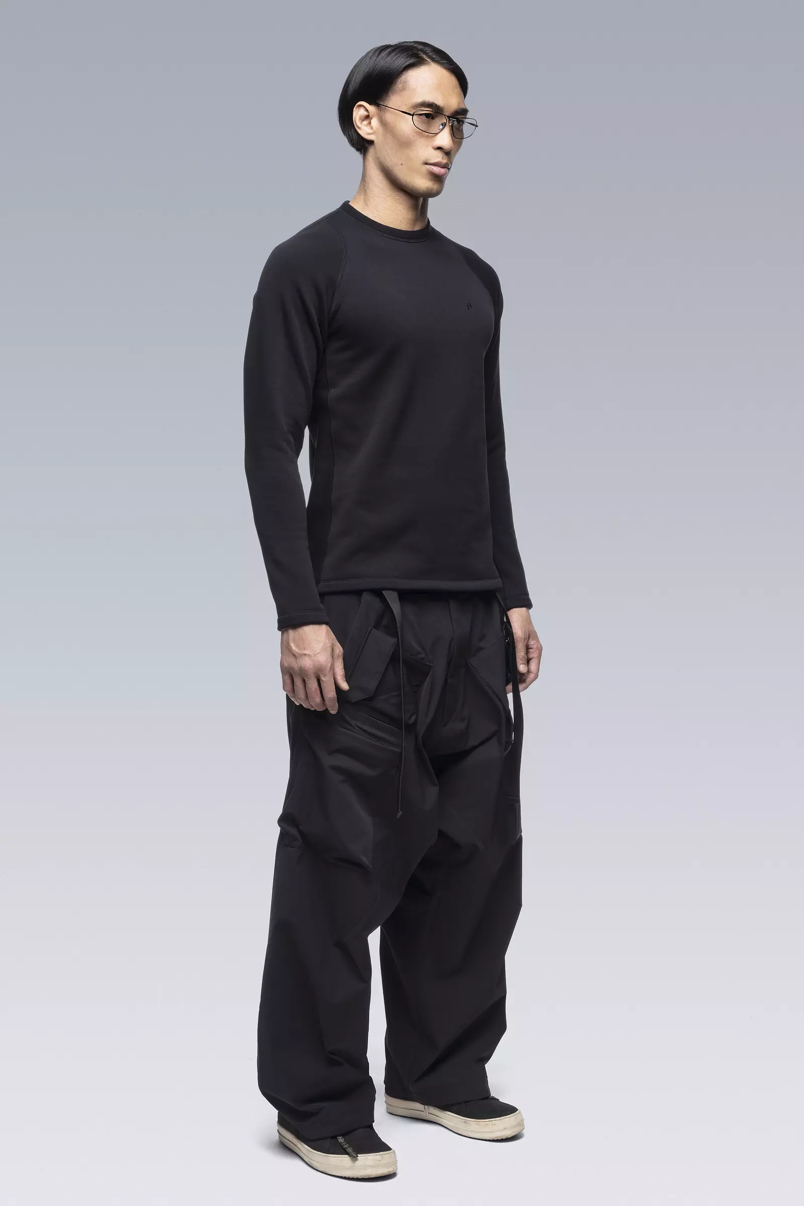 S27-PS Powerstretch® Longsleeve Shirt Black