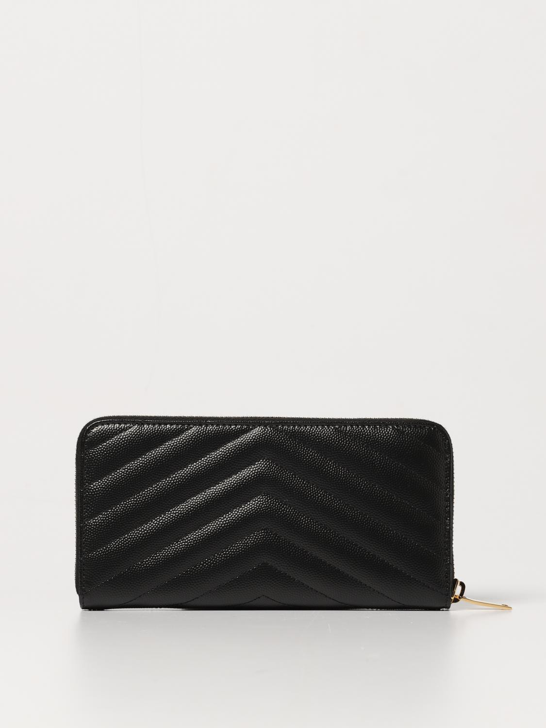 Saint Laurent wallet in quilted leather with monogram - 3