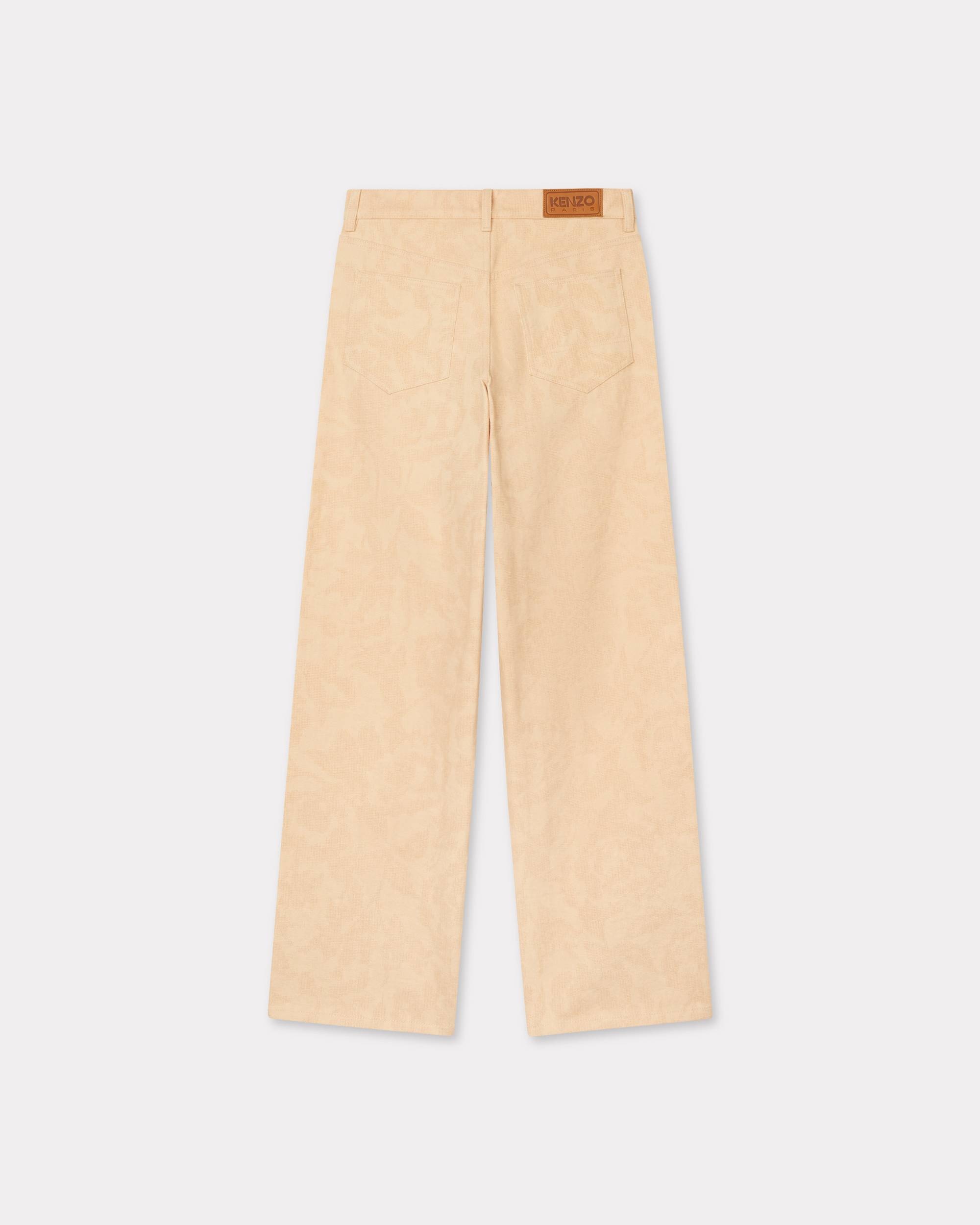 'KENZO Peonies' cargo jeans in japanese denim - 2