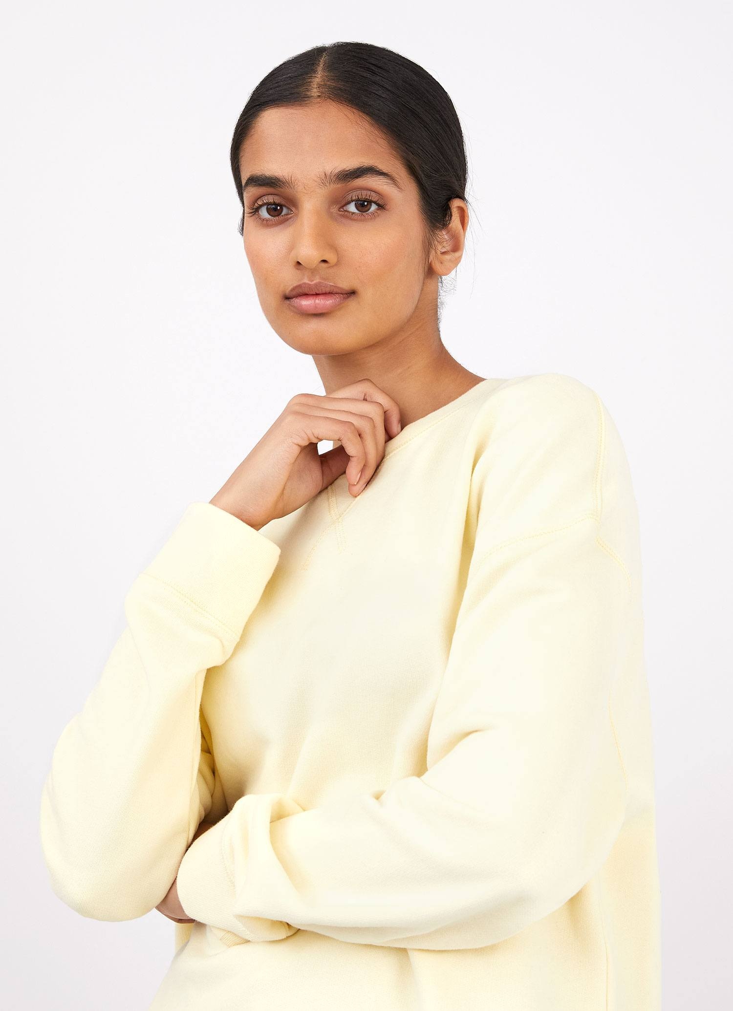Relaxed Loopback Sweatshirt - 2