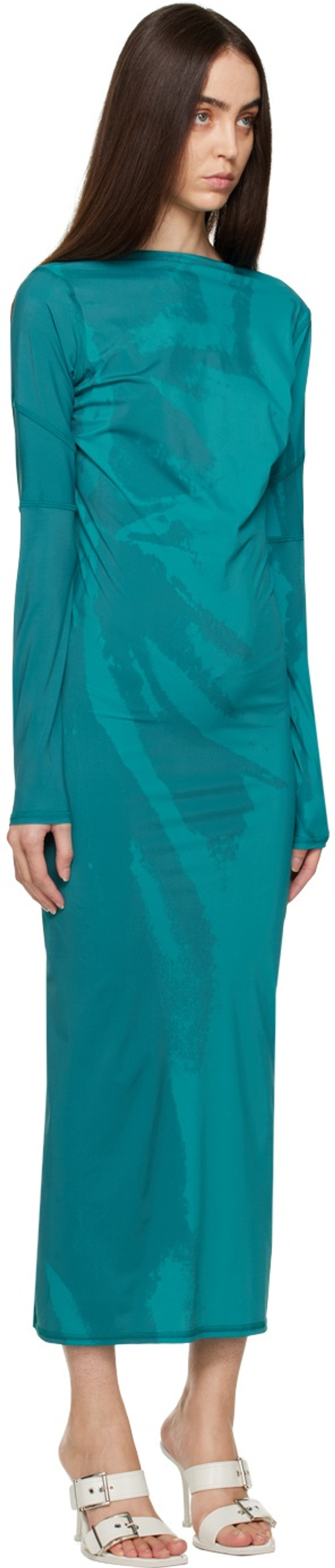 ioannes Blue Kylie Midi Dress outlook