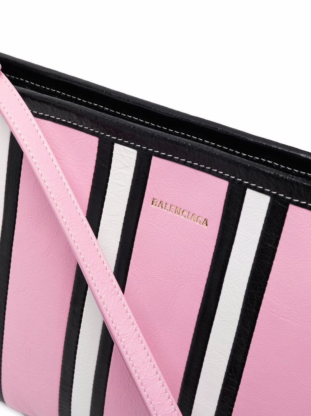 Barbes striped clutch bag - 4