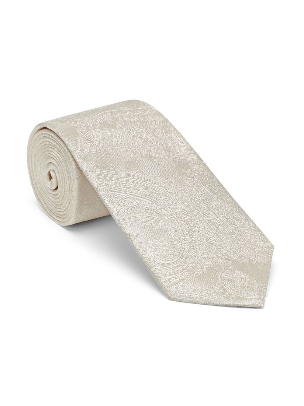 paisley-jacquard silk tie - 2
