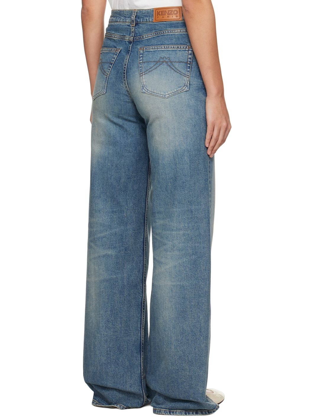 Blue Kenzo Paris Ayame Jeans - 3