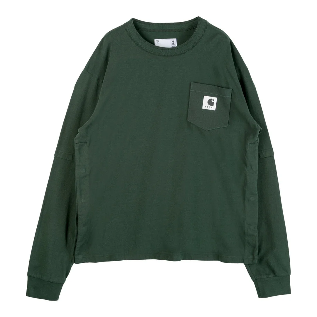 Carhartt WIP Cotton Jersey Long Sleeve Tee - 1