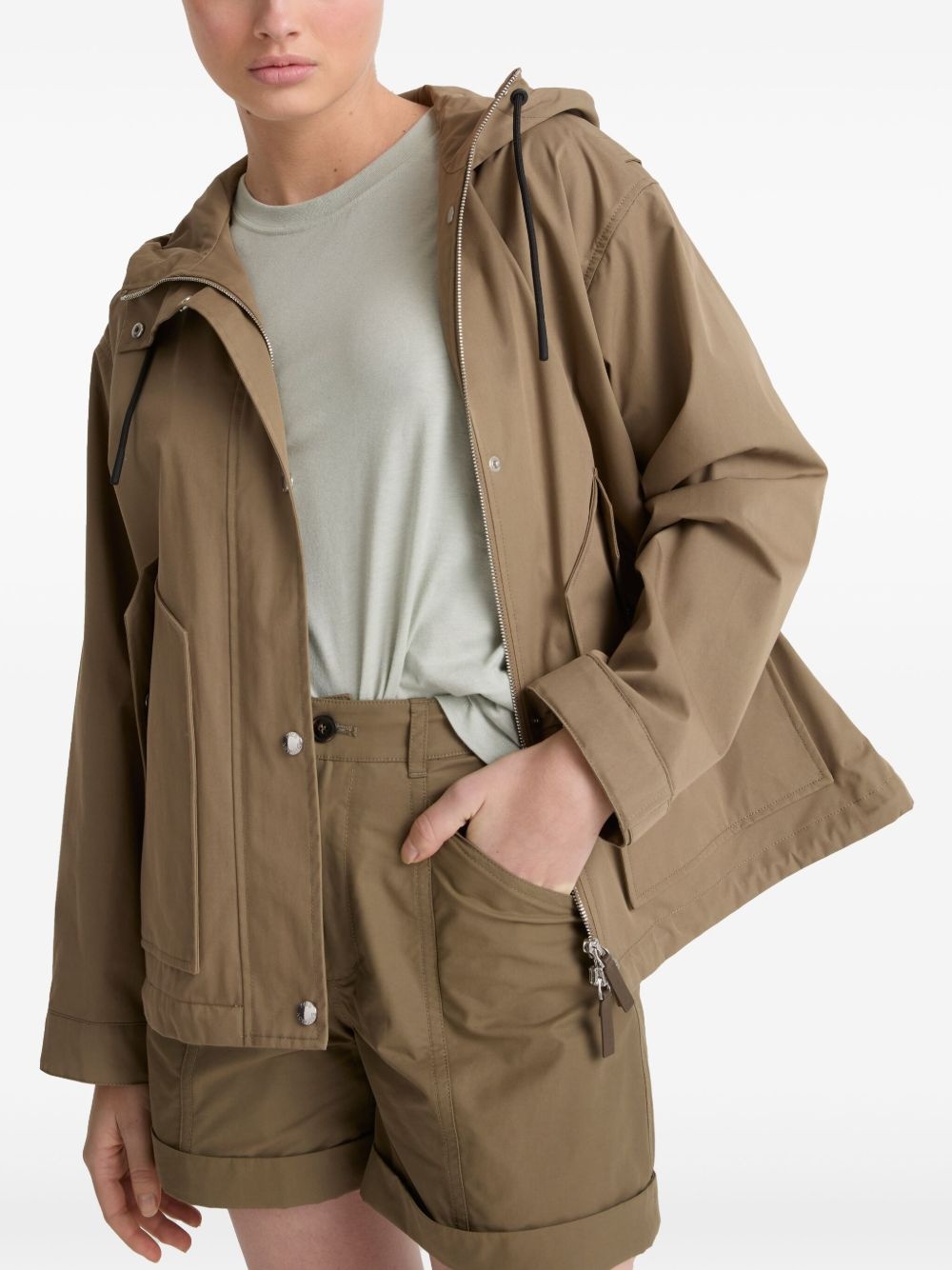 cotton-blend jacket - 7