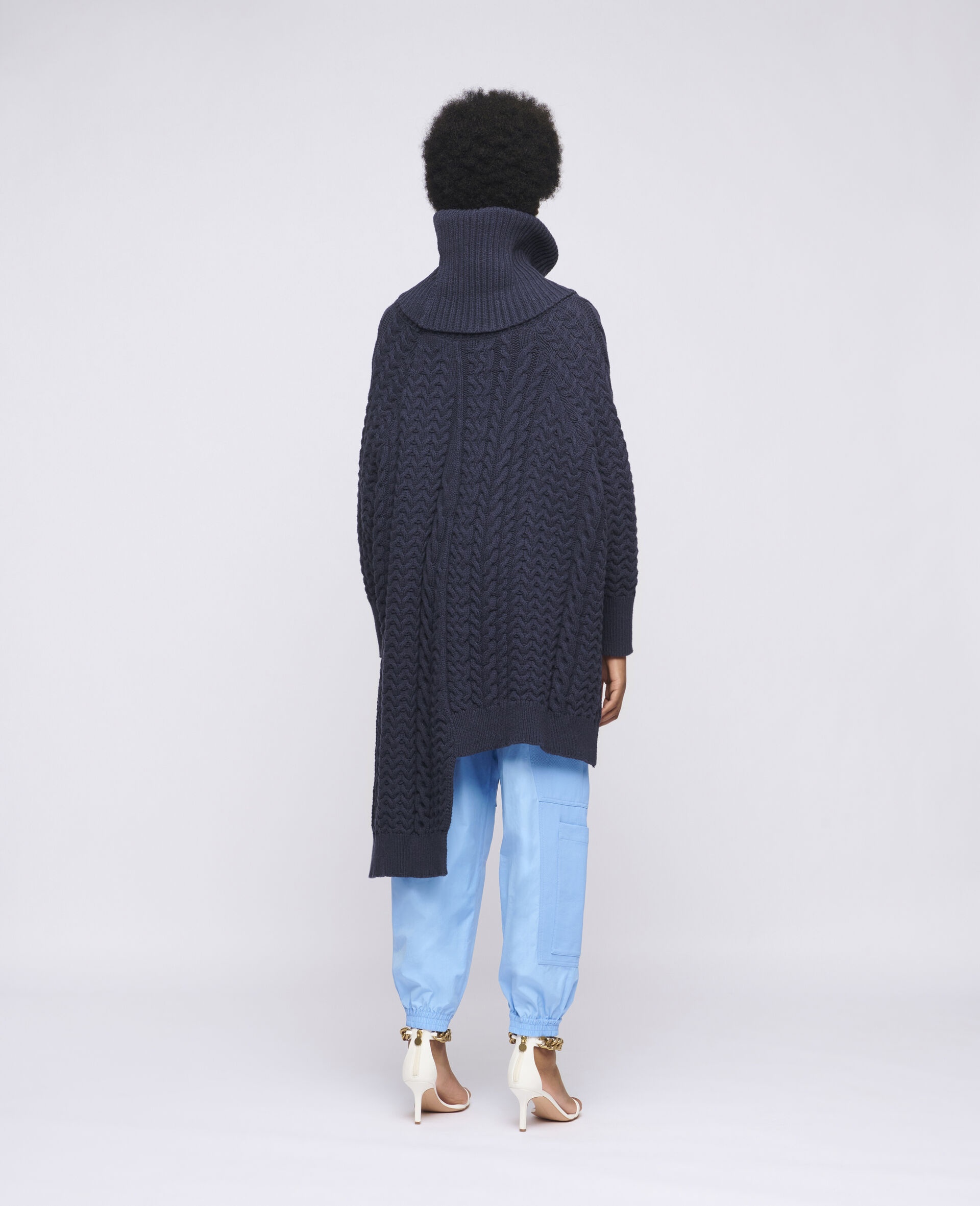 Aran Stitch Cape - 3