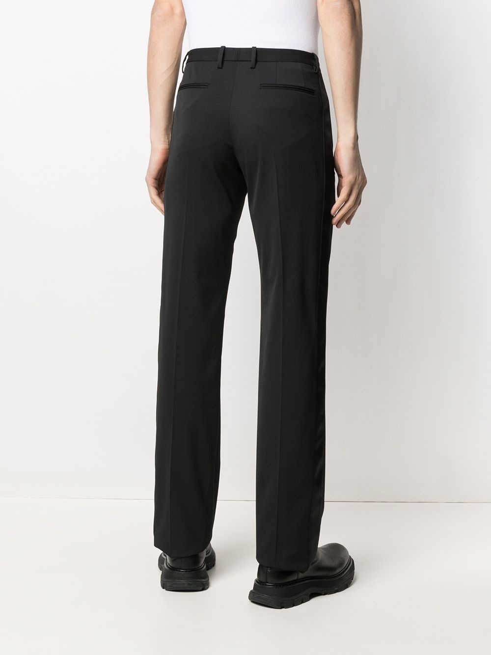 side-stripe tuxedo trousers - 4