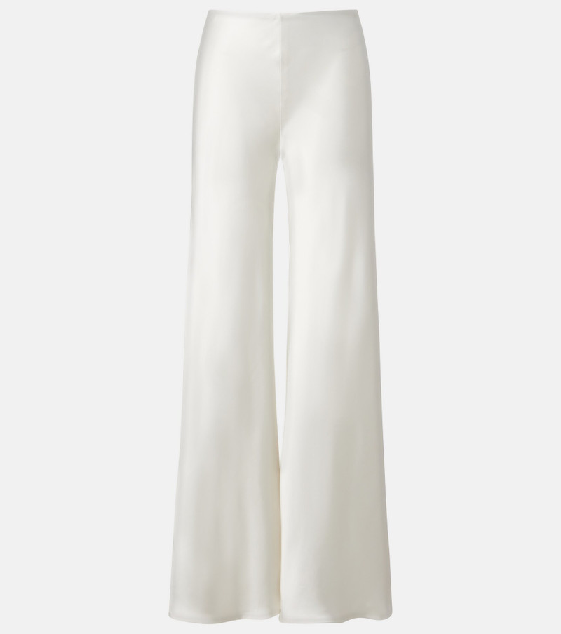 Satin wide-leg pants 1