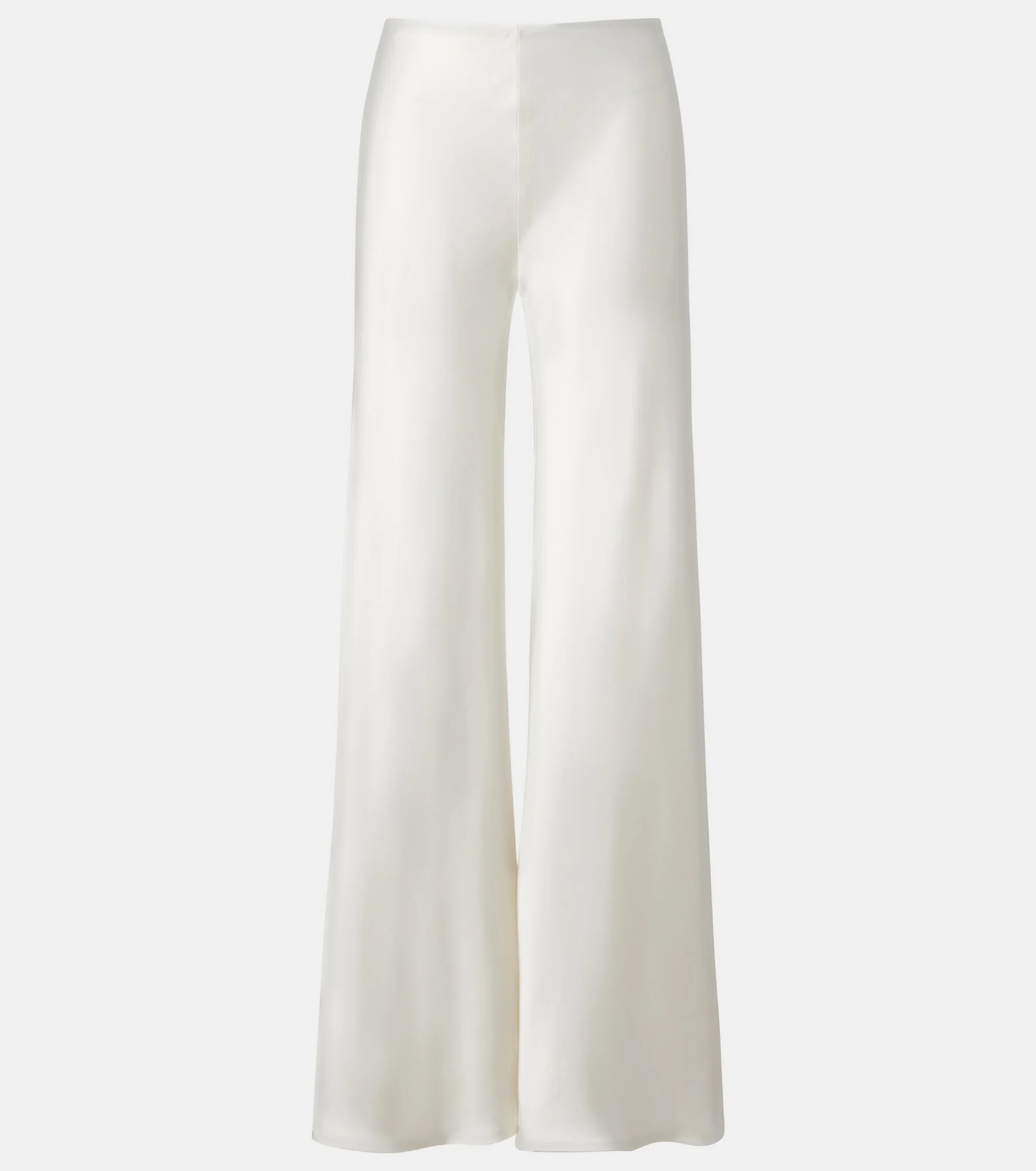 Satin wide-leg pants - 1