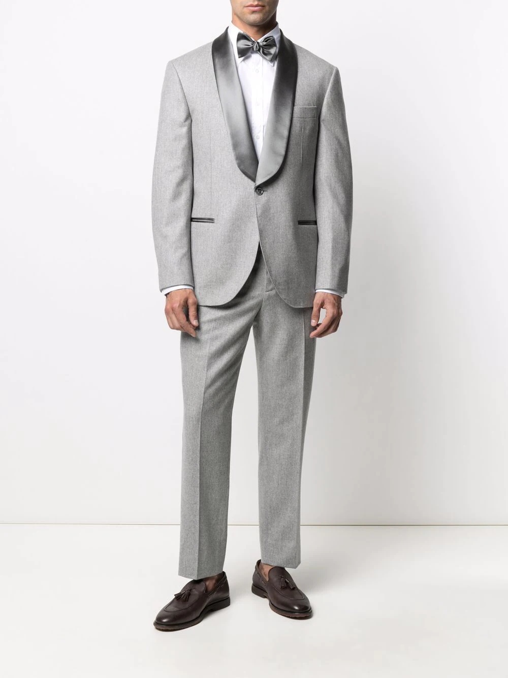 single-breasted tailored suit - 2