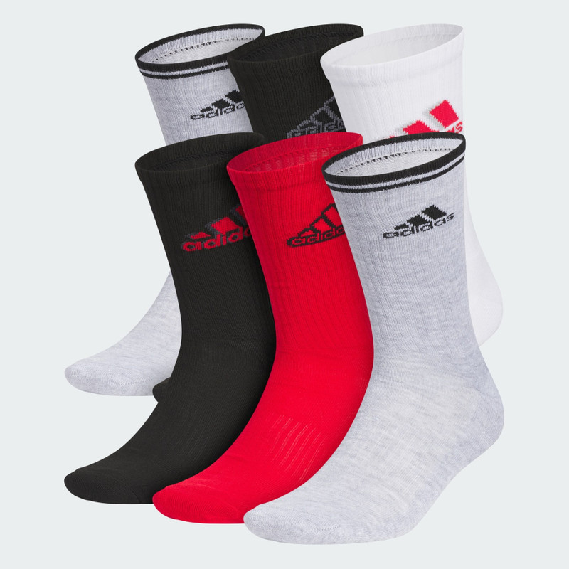 Athletic Cushioned Mixed 2.0 6-Pack Crew Socks 1