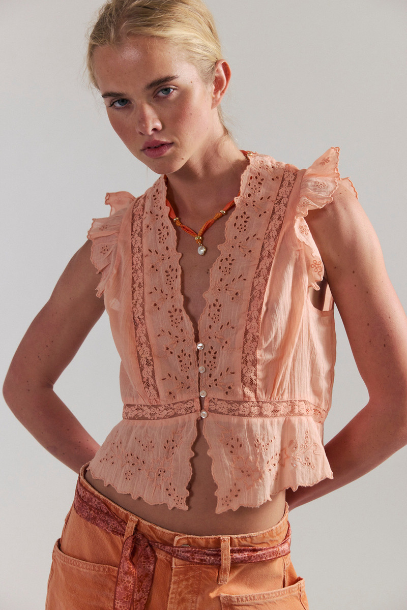 FREE PEOPLE Day Dreamer Top outlook