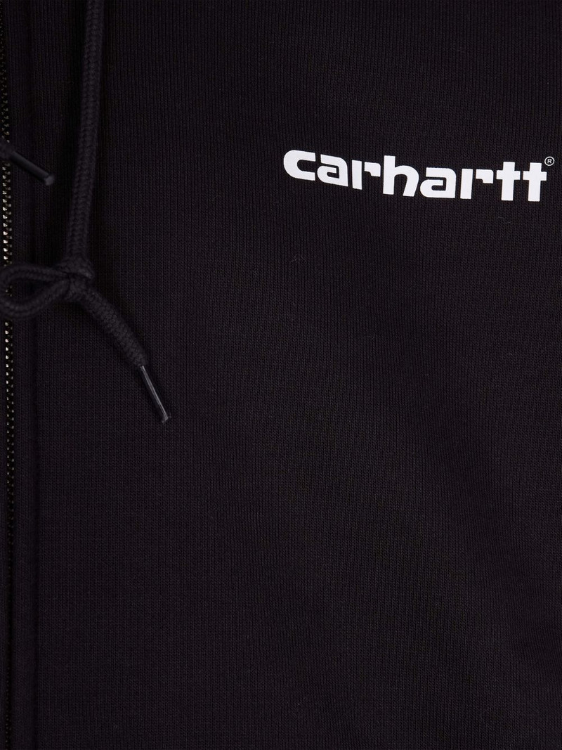 Carhartt logo zip hoodie outlook