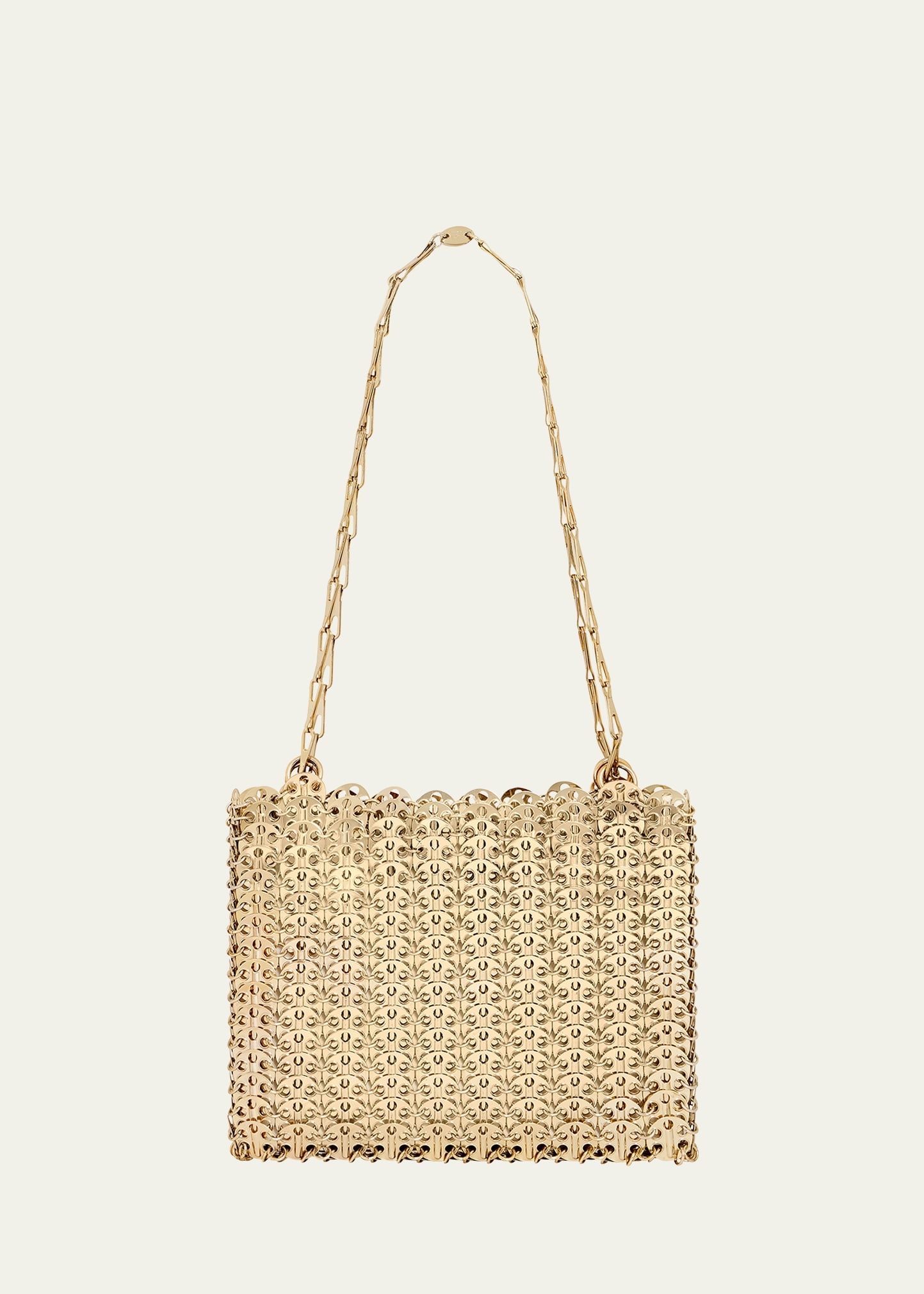 1969 Allover Disc Brass Shoulder Bag - 1