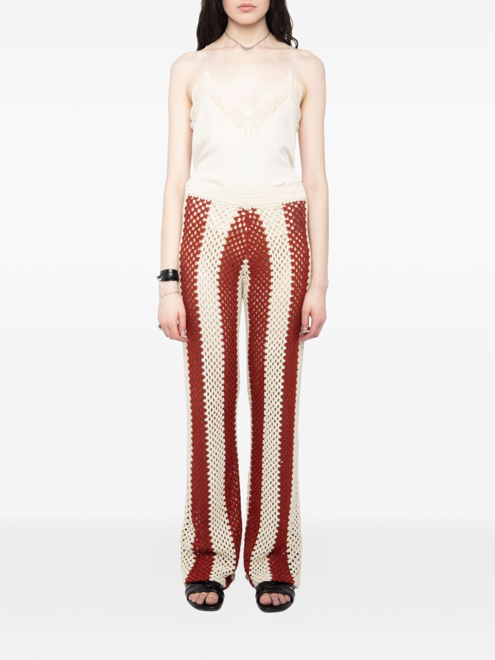 tricot-knit trousers - 2