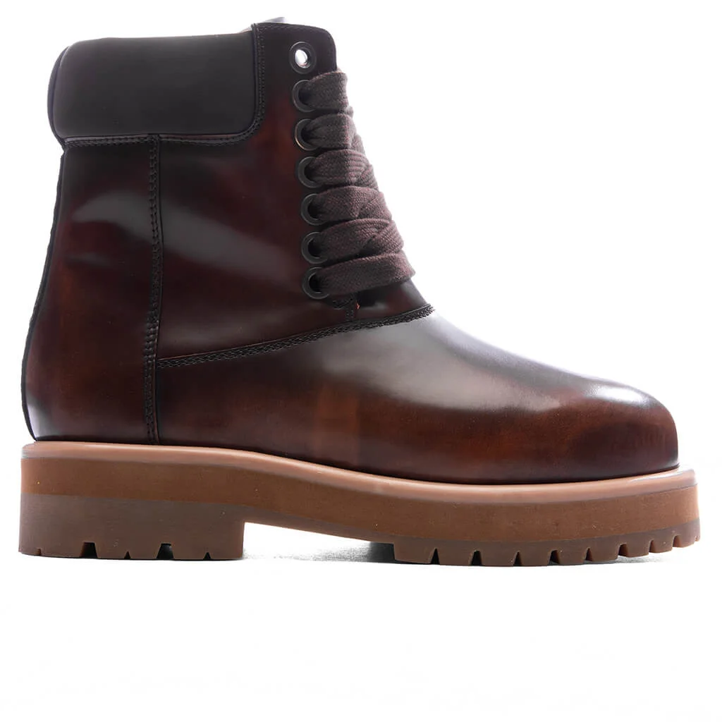 STRADA G BRUSHED BOOT - BROWN - 1