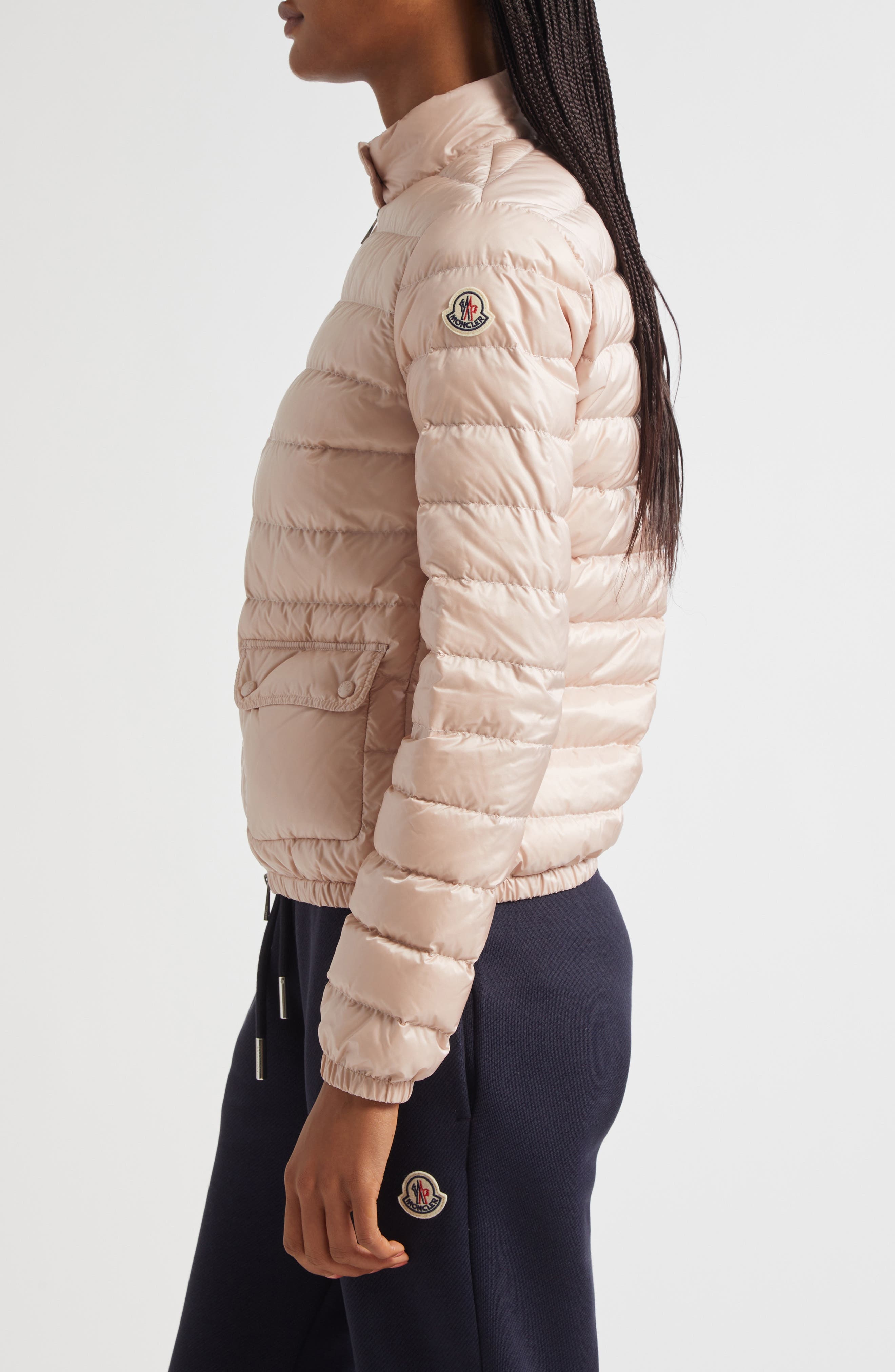 Moncler Lans Down Puffer Jacket in Mother Of Pearl at Nordstrom - 3