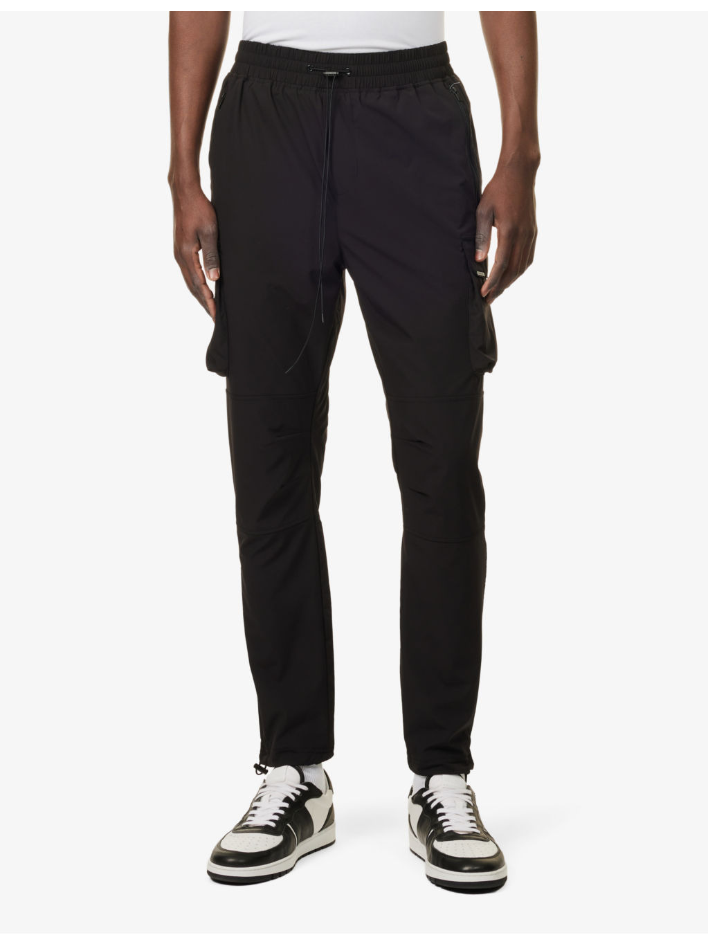 247 multi-pocket tapered stretch-woven trousers - 3