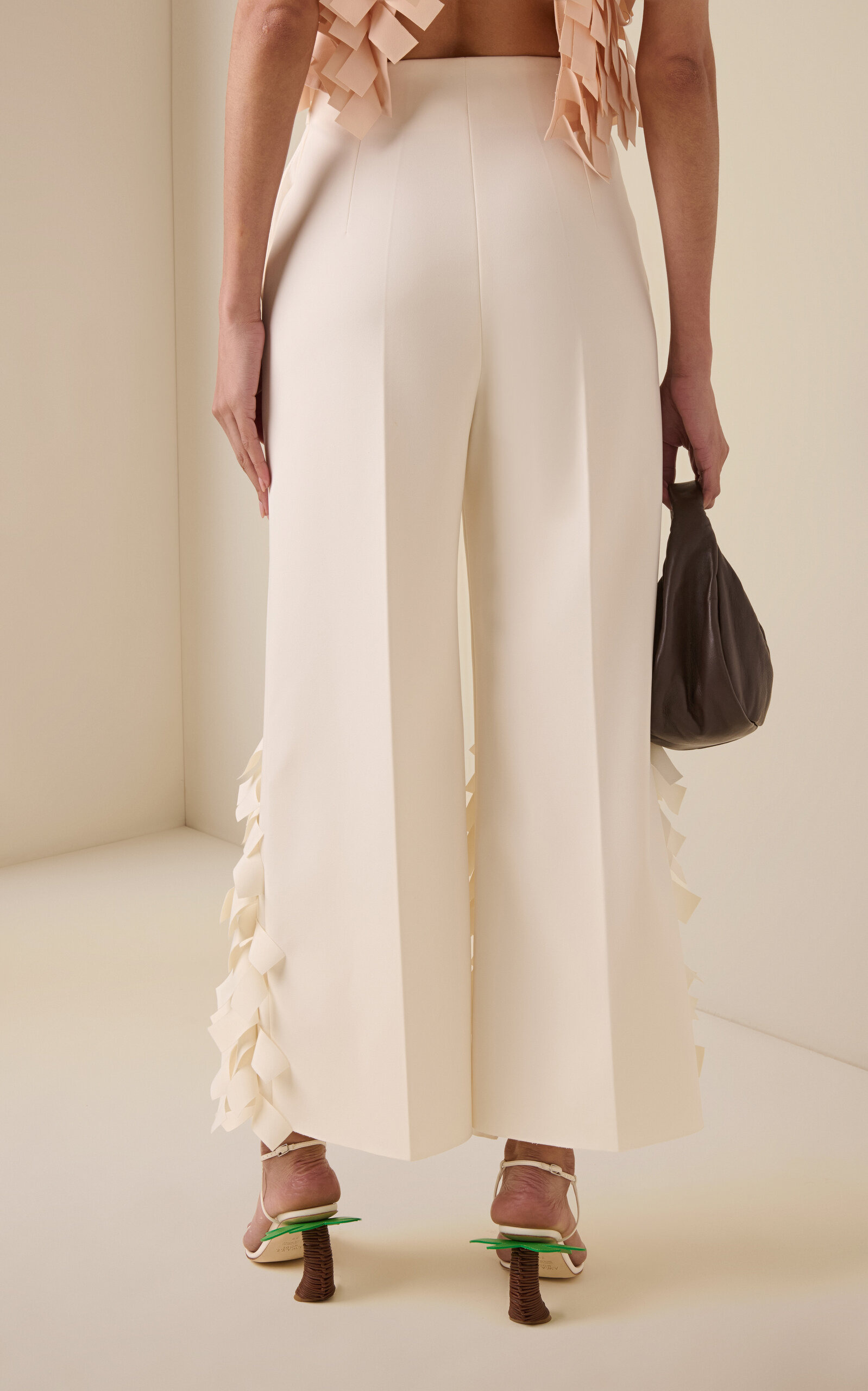 Culottes With Rectangle Detail ivory - 4