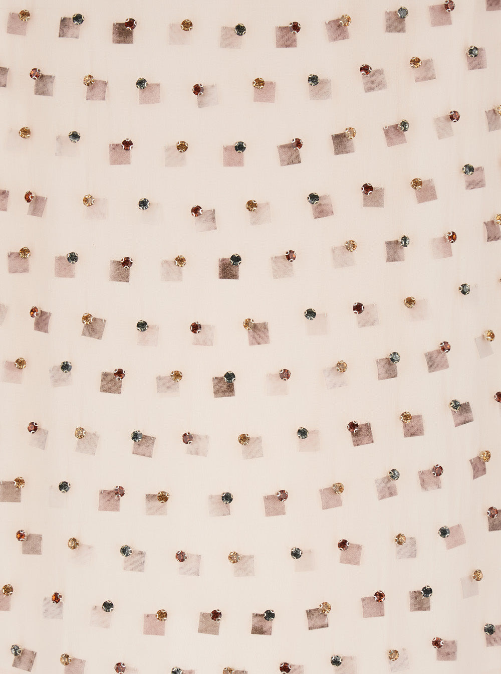 Dries Van Noten Women 'Sokna' Pink Skirt With Rhinestone Embellishments On The Front And Rear Concea - 3