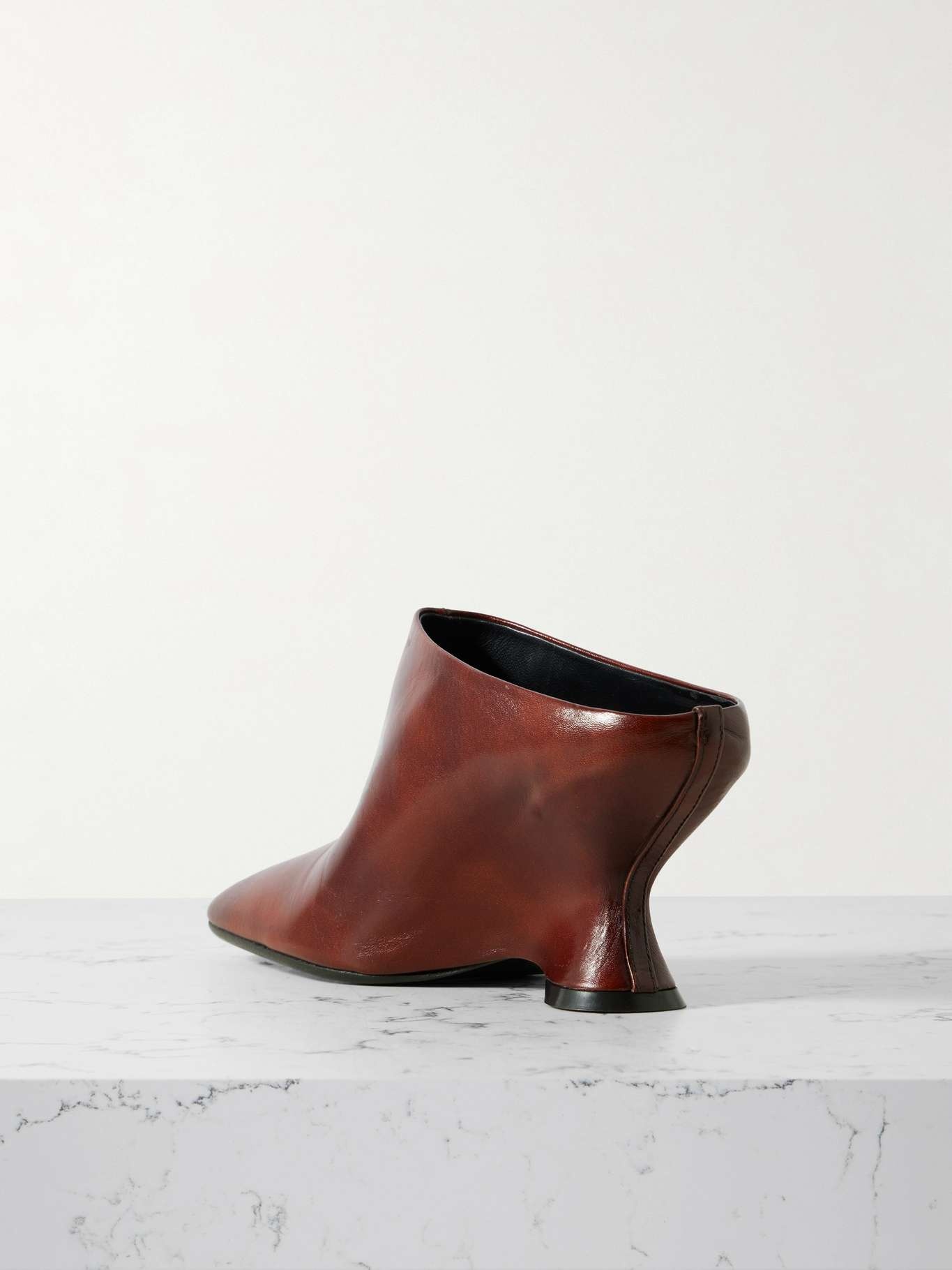 Leather mules - 3