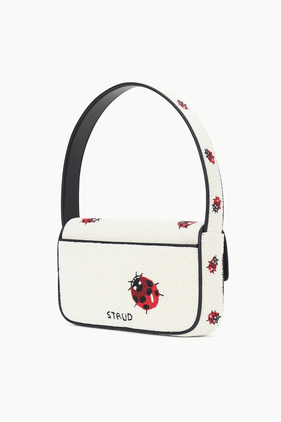 STAUD TOMMY BEADED BAG LADYBUGS - 3