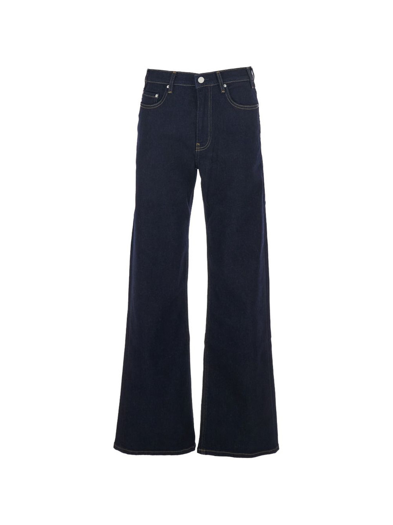 wide-leg cotton jeans 1