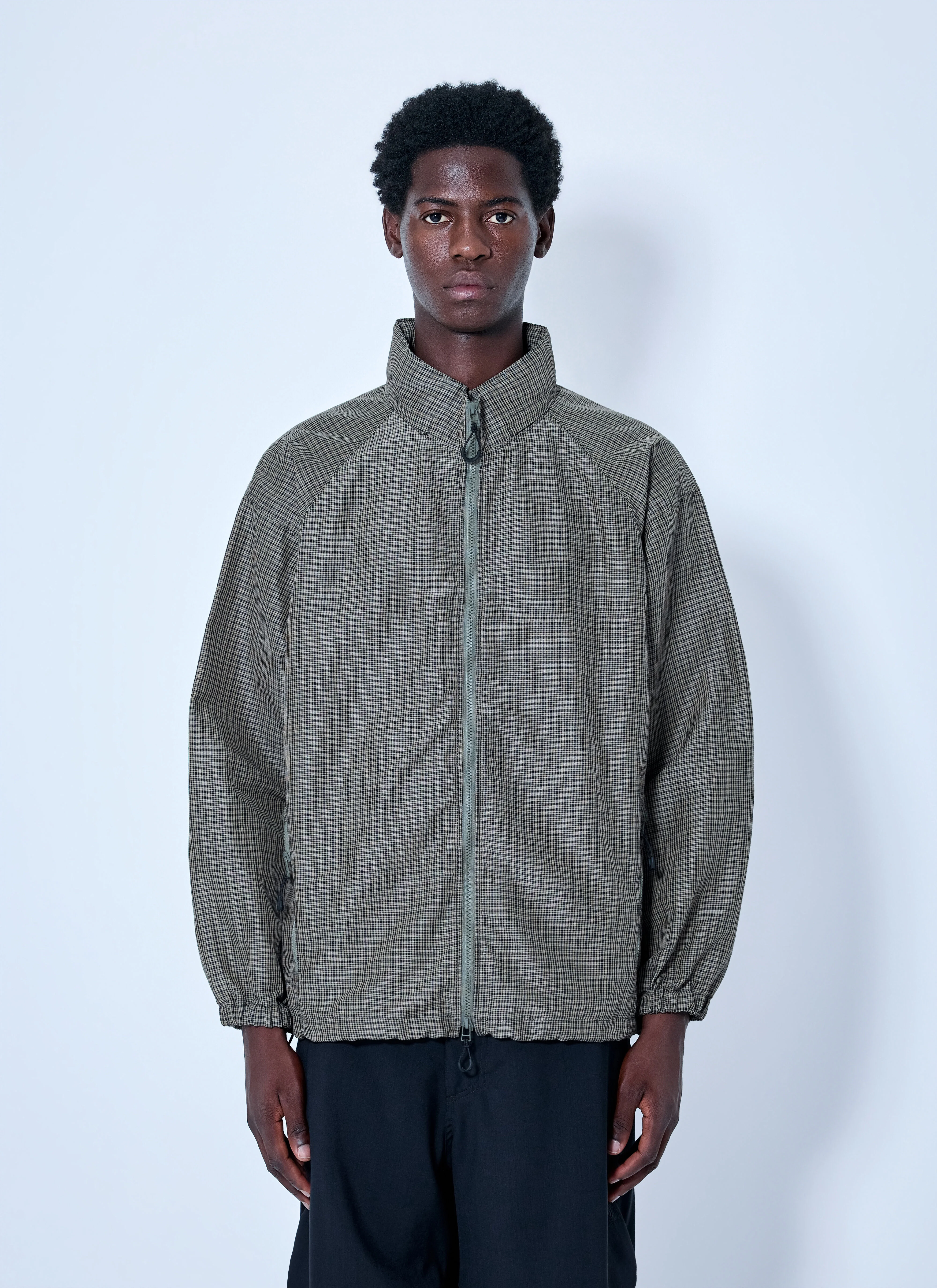 Lightweight Plaid Jacket - 1